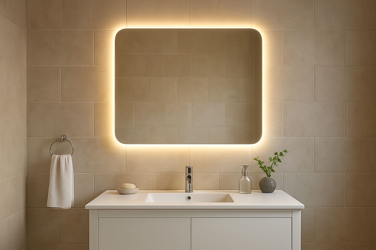 Backlit Mirror