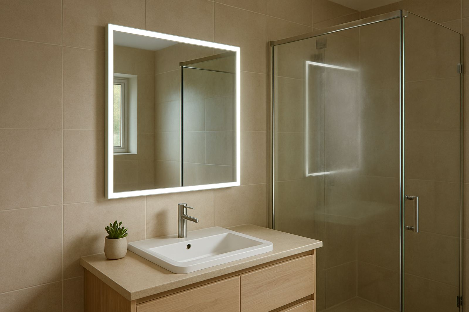 Demister Mirror