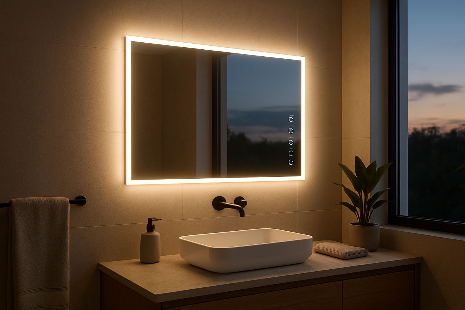 Dimmable Mirror