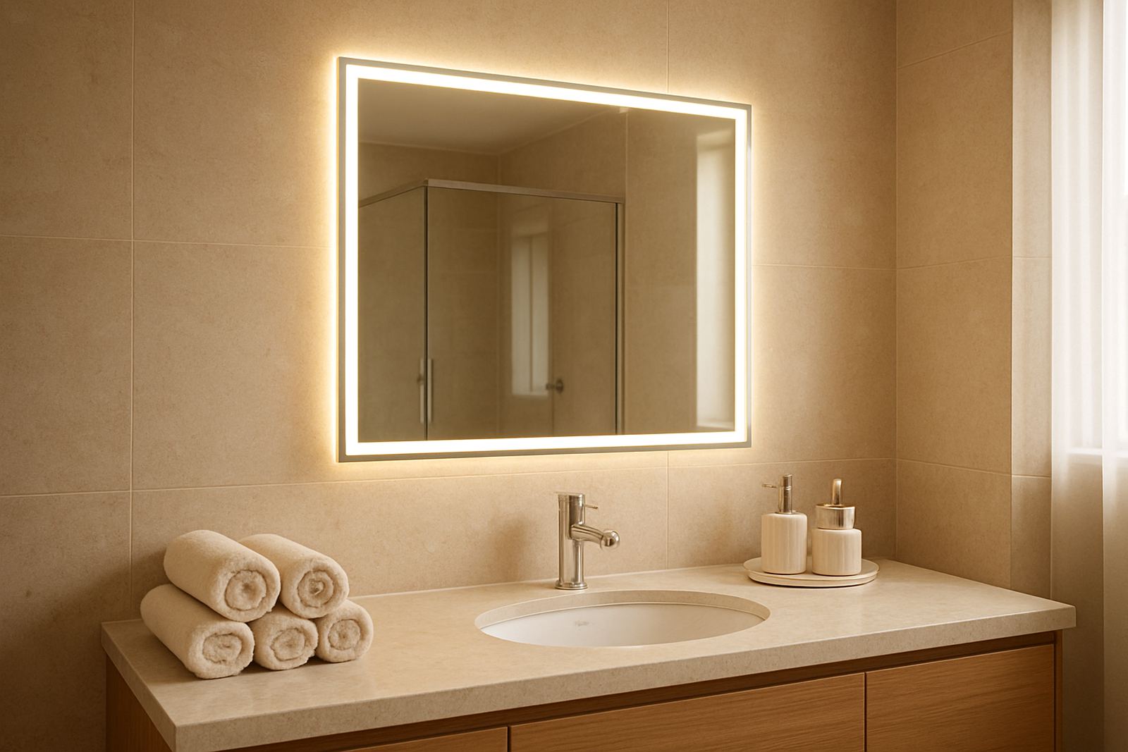 Hotel Style Mirror