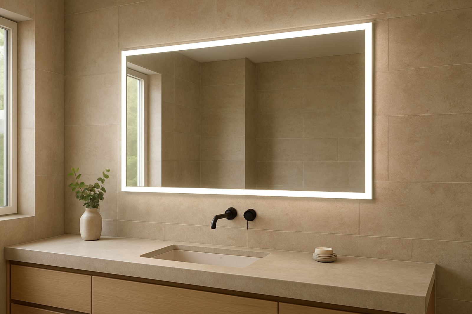 Large Feature Mirror