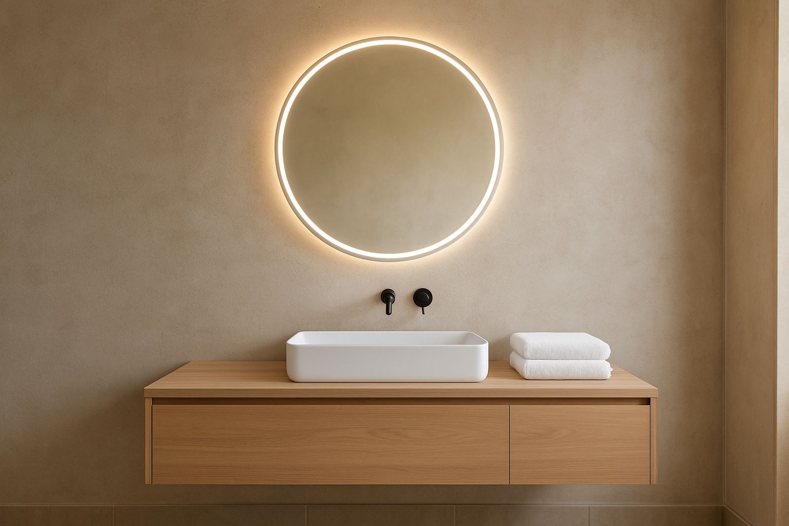 Round LED Mirror