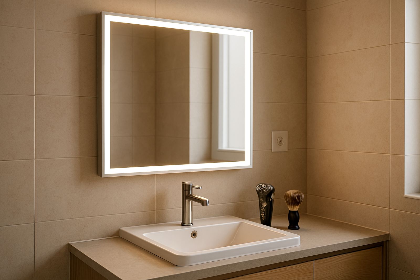 Shaver Socket Mirror