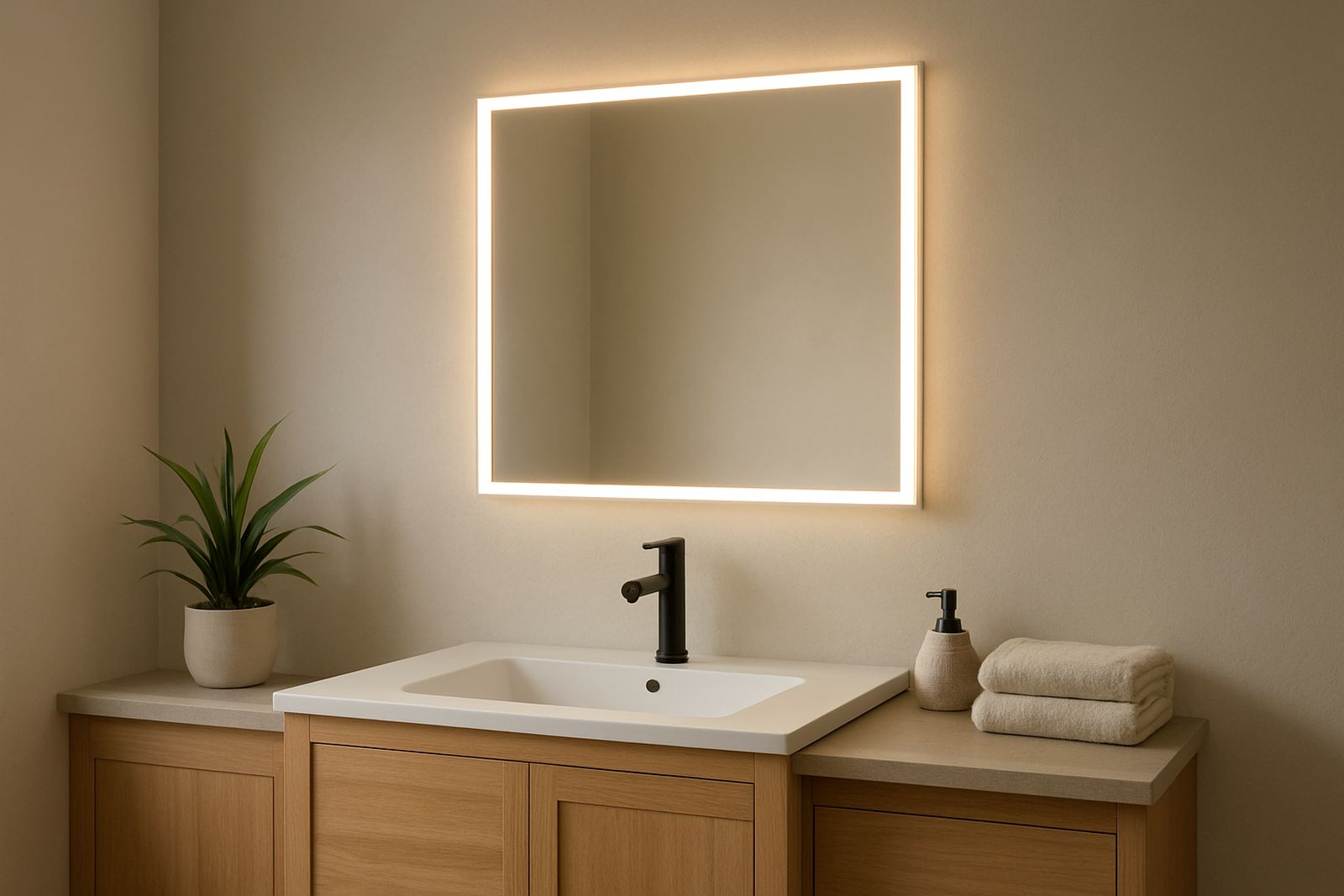 Single Vanity Mirror