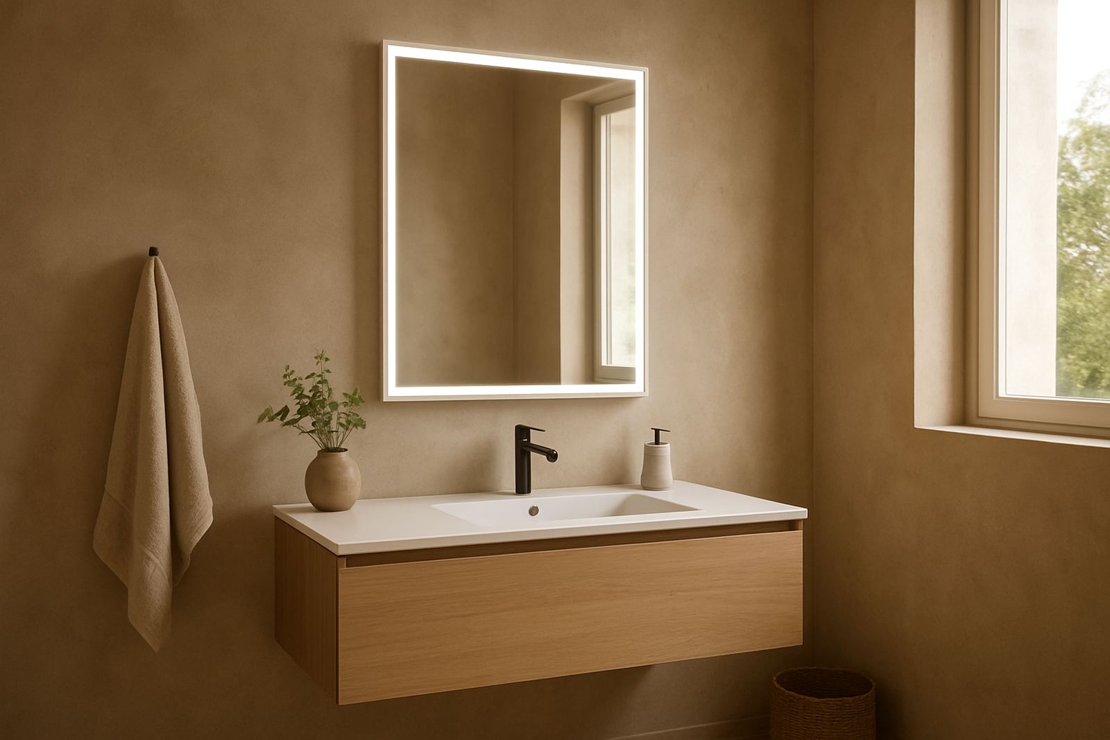 Thin Frame Mirror